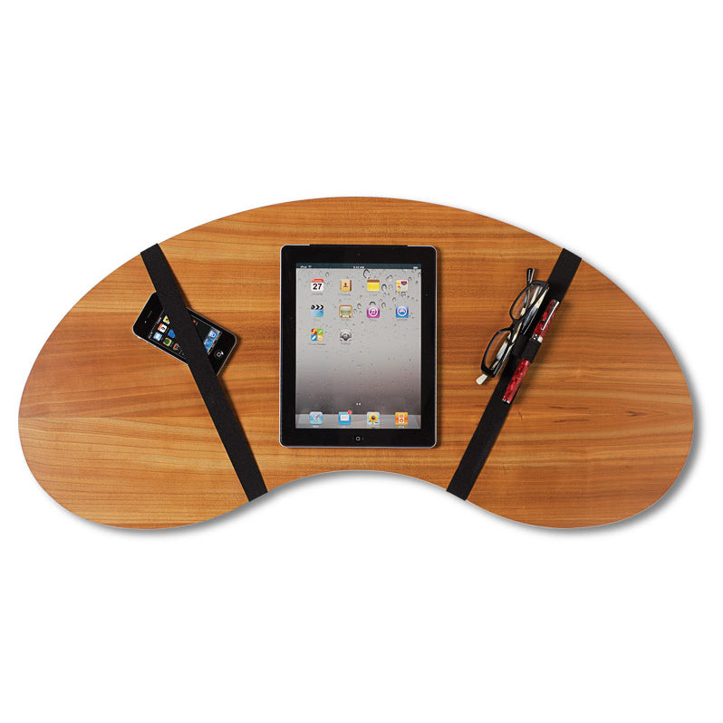 premium bamboo lap board with soft