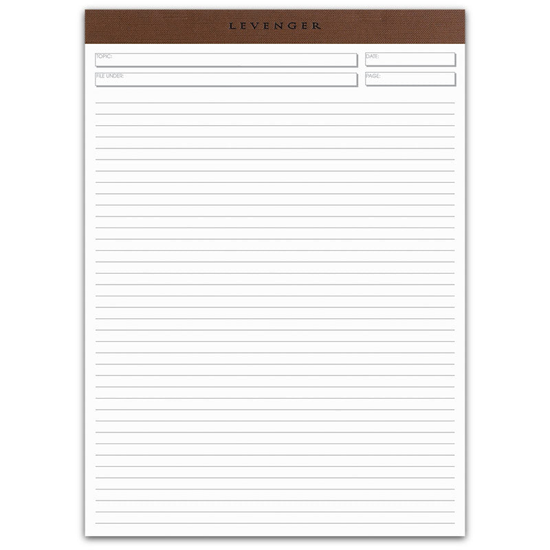 Levenger Freeleaf Right Annotation Ruled Notepad (Set of 5) Letter