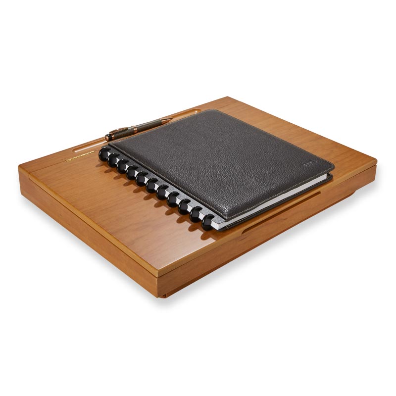 Levenger Old School Portable Lap Desk - Natural Cherry