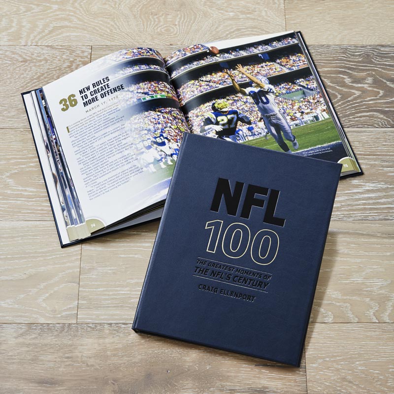 Leather NFL 100 Book